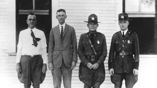 Historical image of border patrol agents