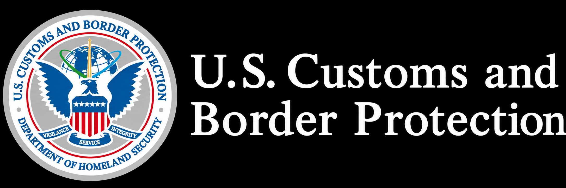 CBP Seal, U.S. Customs and Border Protection:  U.S. Department of Homeland Security.